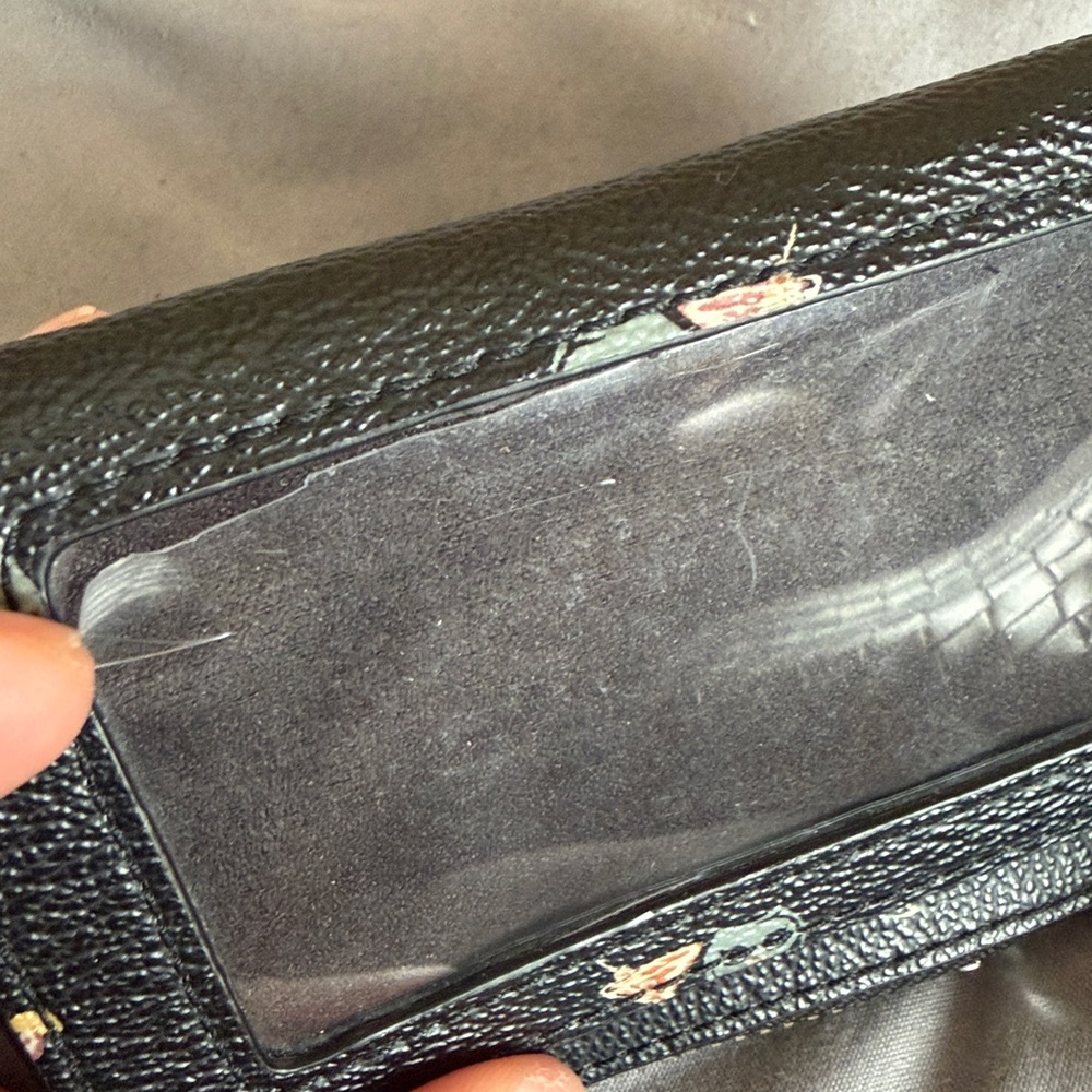 Coach Black Cardholder with Owl Design - Picture 4 of 6